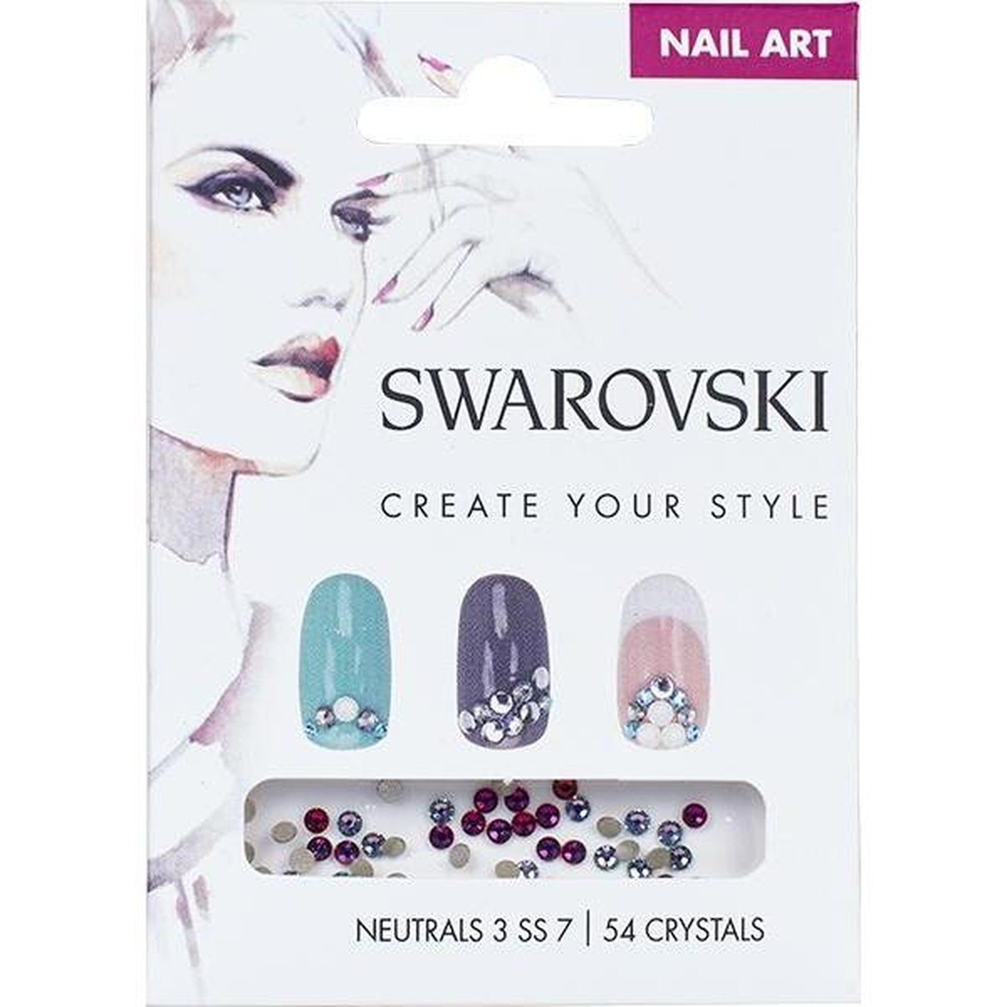 swarovski nail art loose crystals neutral 3 ss7 swarovski retail